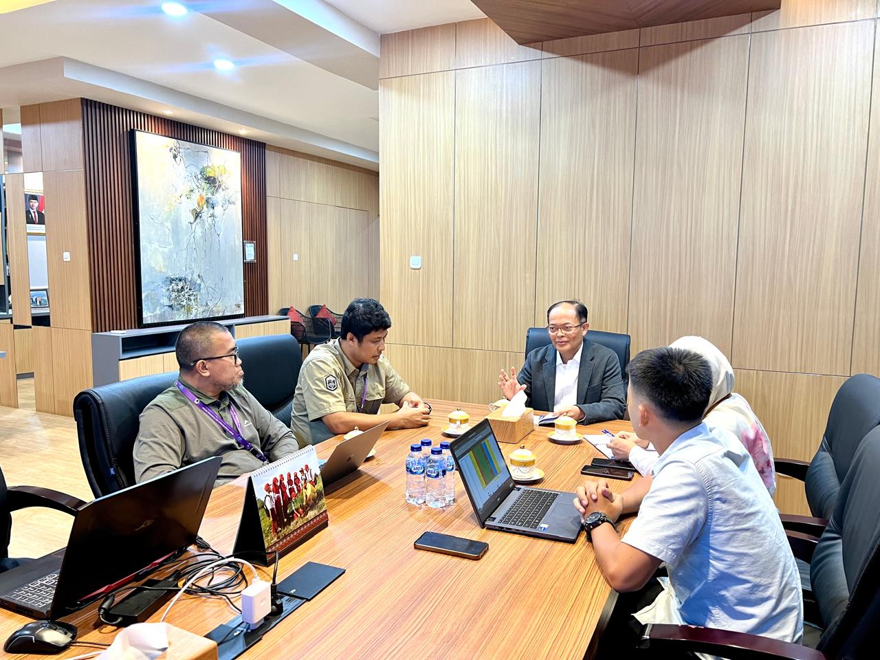 Rakor dengan Kepala Badan Pengembangan dan Pembinaan Bahasa Kemendikdasmen