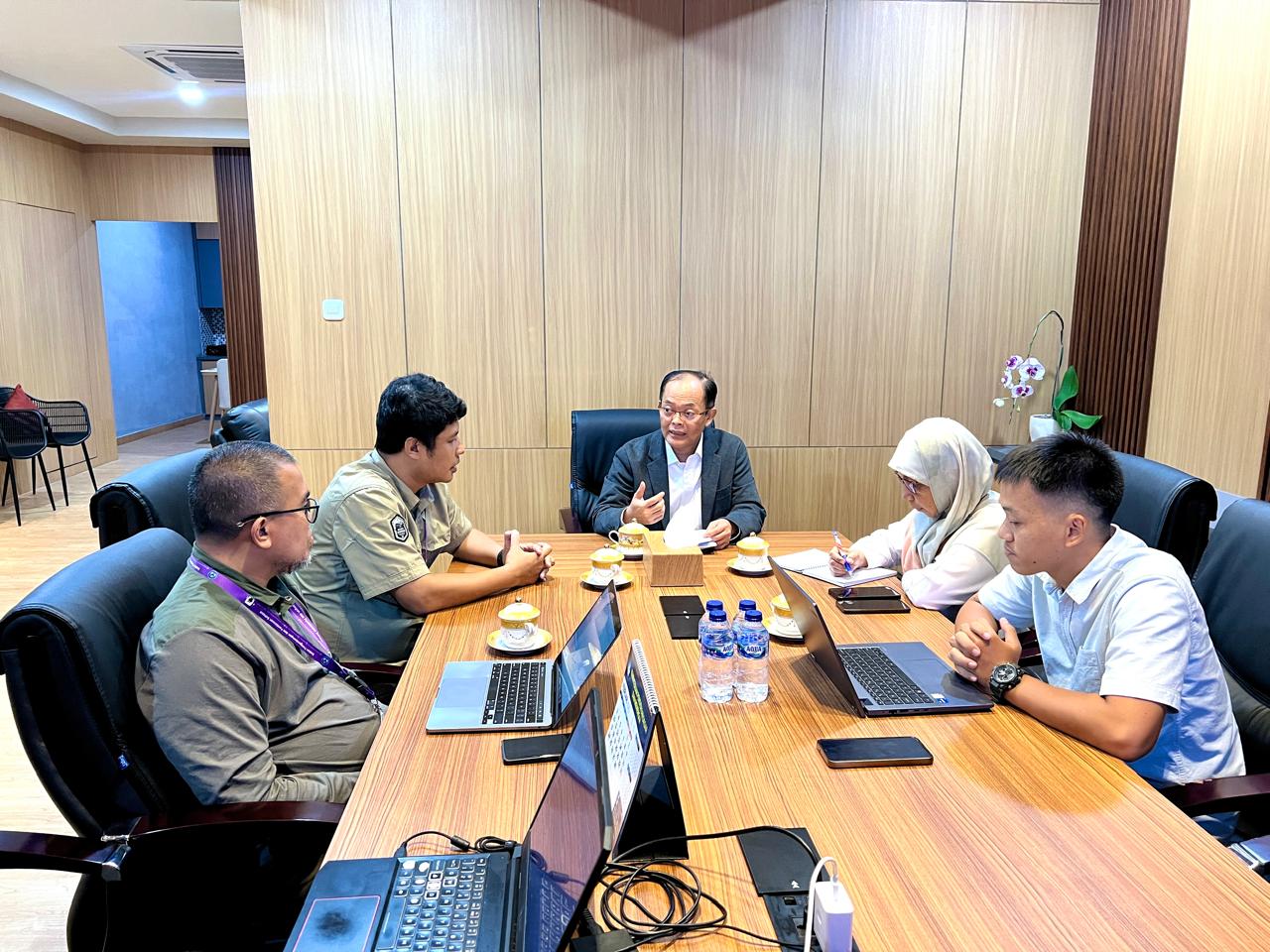 Rakor dengan Kepala Badan Pengembangan dan Pembinaan Bahasa Kemendikdasmen